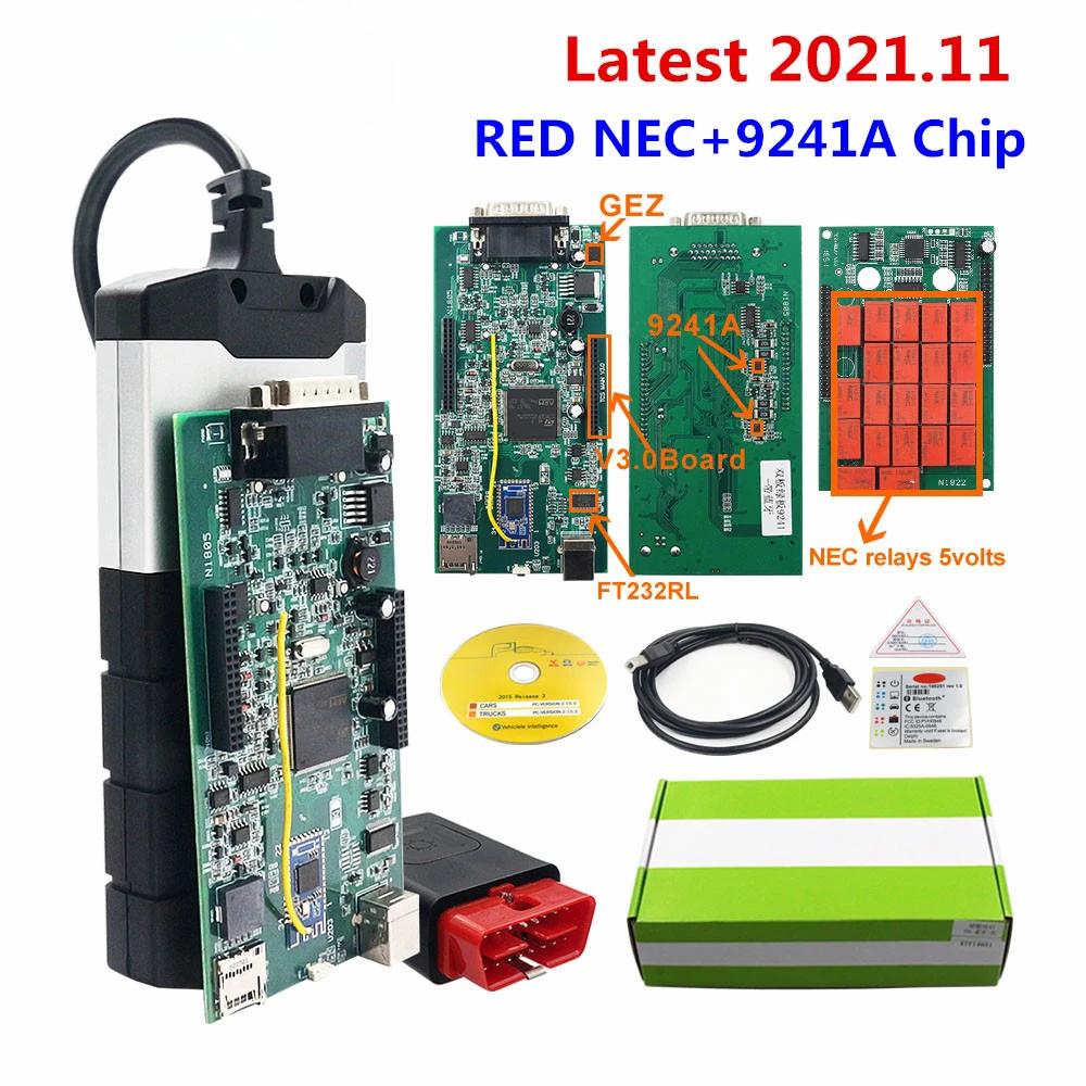 Multidiag Pro TCS V3.0 NEC  9241A Ĩ, DS150  2020.23, VCI TCS 2017 R3 OBD2 ڵ  Ʈ , 2021.11